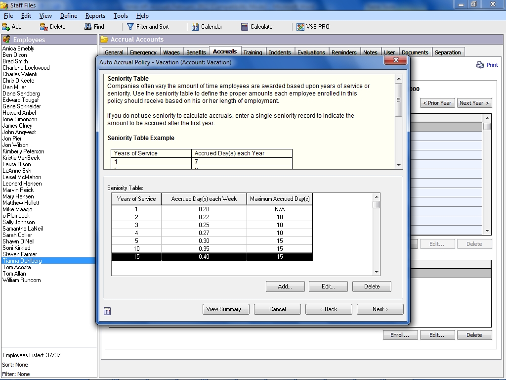 Set Up an Auto Accrual Policy Set Up an Auto Accrual Policy