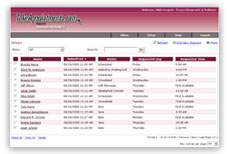View Appointment Requests in Client Appointment Scheduling Software Inbox